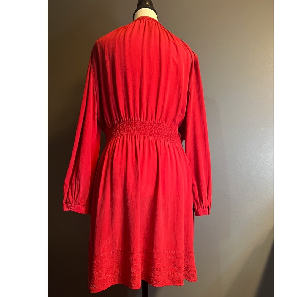 Vanessa Bruno Athé Vibrant Red Silk Dress.
Size 40 Fr, 8 US EUC - Picture 12 of 14
